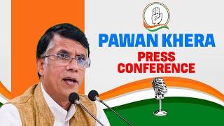 LIVE: Congress Leader Pawan Khera Addresses Press Conference | AICC | Delhi | BJP