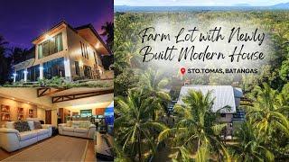 Farm Lot with Newly Built House For Sale | Mountain View Estate, Batangas