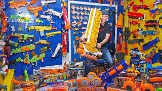 $5,000 NERF Gun Arsenal Room Overhaul!