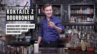 Koktajle z Bourbonem. Jak zrobić drinki: Georgia Mint Julep, Bourbon Milk Punch, Boulevardier 