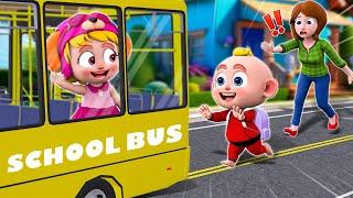 Wheels On The Bus Song  - Funny Kids Song | More Funny Nursery Rhymes & Baby Songs