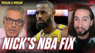 How Nick Wright would fix NBA’s BIGGEST PROBLEM | Colin Cowherd Podcast