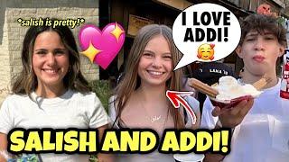 Salish Matter Finally Meets Addi Nidal’s Girlfriend?! ️