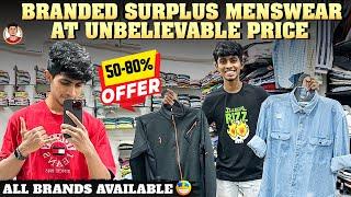 Branded Surplus Menswear at Unbelievable Price | 50-80% Offer| All Brands available