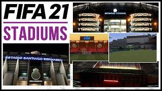 FIFA 21 | ALL 95 LICENSED STADIUMS ft. NEW & MORE