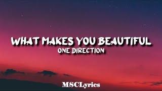 One Direction - What Makes You Beautiful(Lyrics)