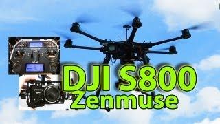 DJI S800 Huge hightech Hexacopter + Zenmuse Z15 brushless Gimbal presented by RCSchim