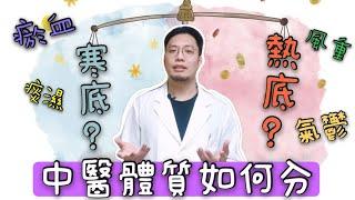 中醫體質 2021｜體質是 寒底？熱底？別猜了｜10分鐘讓你清楚自己體質｜中醫兄弟提提你如何調理｜中醫體質｜ 鄒嘉宏 ｜中醫大智慧｜中醫兄弟