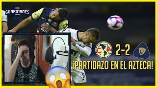  ESPAÑOL REACCIONA a AMÉRICA 2-2 PUMAS (GUARDIANES 2020)