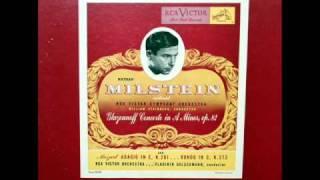 Mozart / Nathan Milstein, 1950: Rondo in C, K. 373 - Vladimir Golschmann, RCA Victor Orchestra