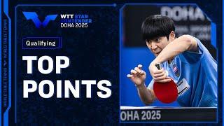 Top Points of Qualifying | #WTTDoha 2025