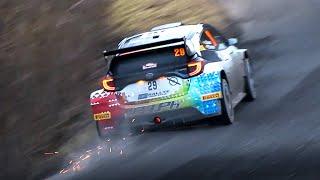 Toyota GR Yaris Rally2 at WRC Monte-Carlo 2024: Starts, 3-Cylinder Turbo & Anti-Lag Sound!