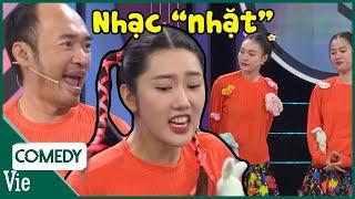 Bộ ba Ngân-Ngọc-Dạ show trình nhạc "nhặt" si cà que khiên ông chú Tiến Luật nhức nhức cái đầu