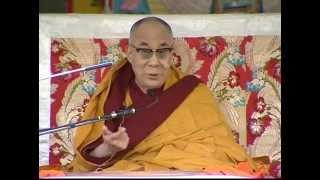 His Holiness the Dalai Lama teaching on the Jataka Tales