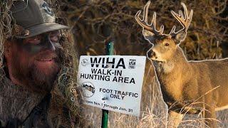 BIG KANSAS BUCK on Public Land!! (Finding Hot Sign)