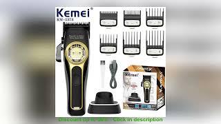 Kemei KM-2373Hair Clipper Magnetic Levitation Motor Hair Clipper Charging Base Men's Hair Clipper