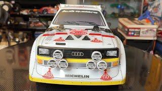 AUDI QUATTRO S1 GROUP B RALLY CAR 1/8 SCALE