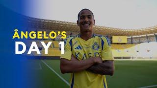 Take a look at Ángelo's first day with AlNassr  كواليس اليوم الأول لنجمنا آنجيلو في الرياض 