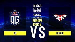 OG vs. Heroic - Map 3 [Mirage] - IEM Road to Rio 2022 Europe RMR B