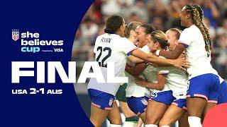 USWNT vs. Australia | HIGHLIGHTS | February 23, 2025