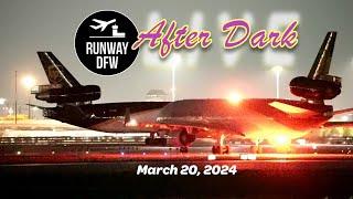 LIVE DFW Airport plane spotting ️ March 20, 2024 @ 8:30 pm CT
