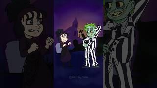 Beetlejuice Halloween Gender Swap Animation #shorts #halloween #transformation