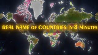 Real Name of Countries in 8 Minutes