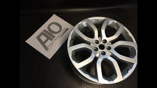 AIO Felgenreparatur Range Rover Evoque 20 Zoll BJ32-EA Alufelge HL4556-13 Felge Sparkle Silver LF1