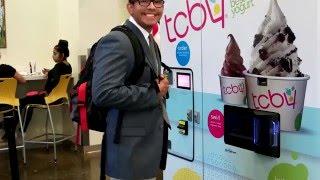 Introducing the TCBY vending machine