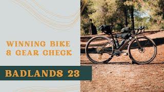 Badlands Winning Bike Check 2023