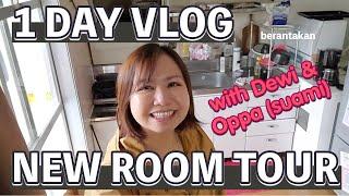 NEW ROOM TOUR & VLOG 1 HARI DEWI NIKKI DAN OPPA