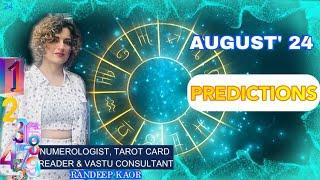 August prediction '24 | August prediction 2024 | August prediction | Leo | virgo | numerology