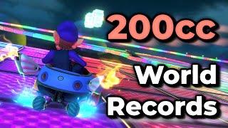 Mario Kart 8 Deluxe 200cc Base Game World Records!