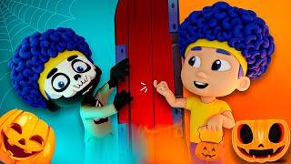 Trick or Treat Halloween Story with New Heroes | D Billions Kids Songs