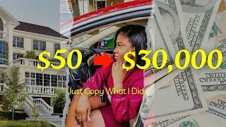 Here’s How I Would Turn My Last $50 into $30,000 in 30 days!