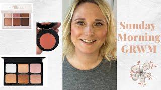 Sunday Morning GRWM/Playing with New Luxury Makeup/Hermes Blush/Fenty Beauty True Neutrals/Dior