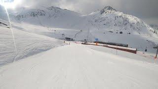 Top to Bottom, Pistes Challe Blue, Boveniéres Blue/Red and Charmasson Blue  La Norma/Valfrejus Ski