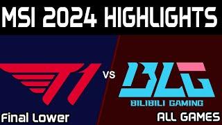 T1 vs BLG Highlights ALL GAMES MSI 2024 Final Lower T1 vs Bilibili Gaming by Onivia