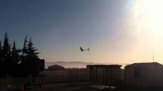 Solar Impulse flying in Mountain View, CA