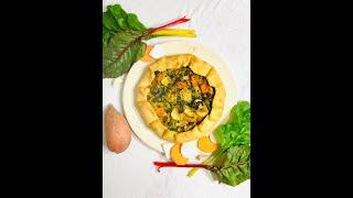 Swiss Chard and Root Vegetable Galette | Best Flaky Vegan Pastry