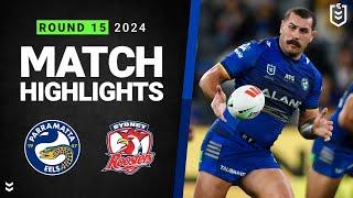 NRL 2024 | Eels v Roosters | Match Highlights