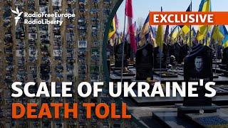 Drone Footage Shows Huge Gravesites Of Ukrainian Soldiers | RFE/RL Exclusive