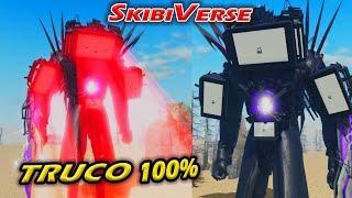 TRUCO PARA CONSEGUIR AL TITAN TV MAN MEJORADO en SkibiVerse 100% Garantizado