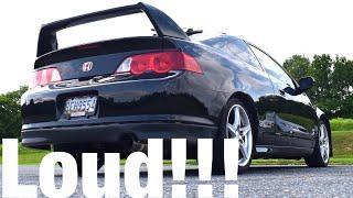 Skunk 2 headers and exhaust installed on Rsx!!! (SOUND TEST)