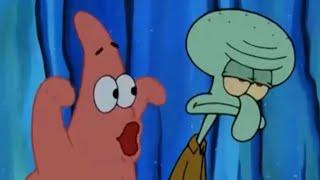 Squidward is claustrophobic