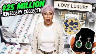 BILLIONAIRES WIFE VIEWS $25,000,000 JEWELLERY COLLECTION!