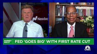 The market gave the Fed 'permission' to cut 50 basis points this time, says Roger Ferguson