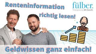 Renteninformation richtig lesen - Geldwissen ganz einfach!