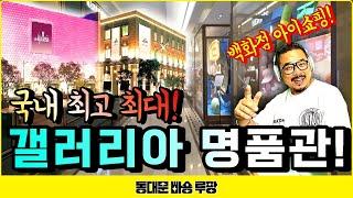 [국내 최고의 명품관] '압구정 갤러리아 백화점', '청담동 명품 거리' 구경하기.