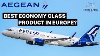 HOW’S AEGEAN AIRLINES ECONOMY CLASS? Athens to Amsterdam Airbus A320neo TRIP REPORT